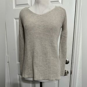 Cream Knit Sweater Size XS